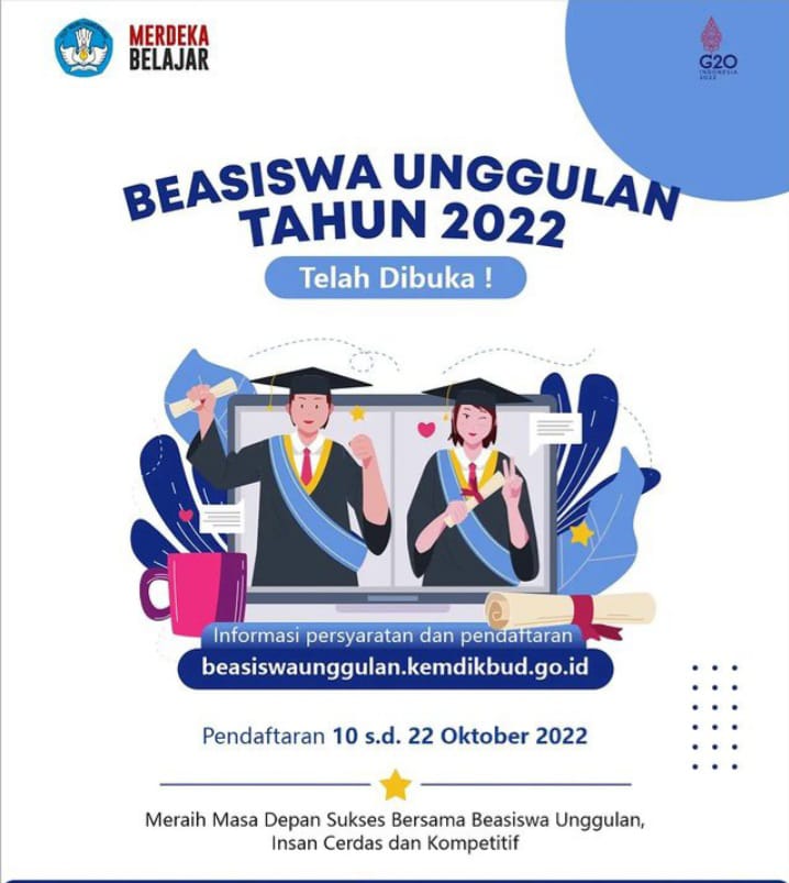 Beasiswa Unggulan Kemendikbud Kembali Dibuka Ayo Daftarkan Dirimu Beasiswa Unggulan Kemendikbud Kembali Dibuka Ayo Daftarkan Dirimu