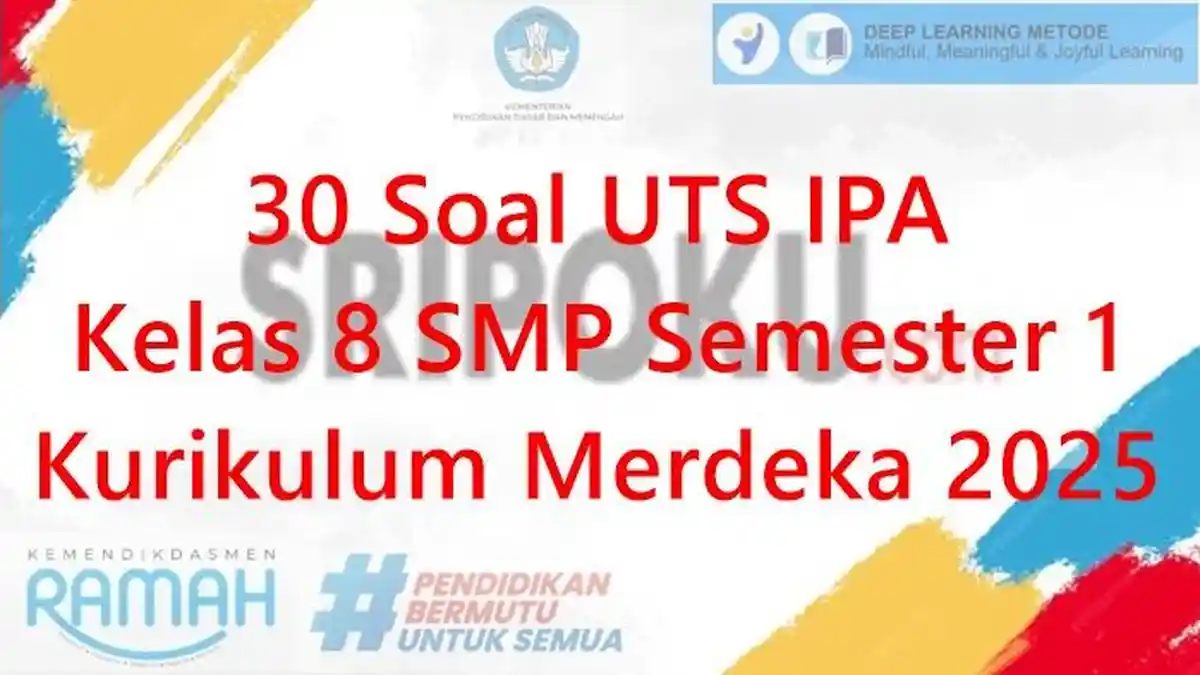 30 Soal UTS IPA Kelas 8 SMP Semester 1 Kurikulum Merdeka 2025 - Halaman all