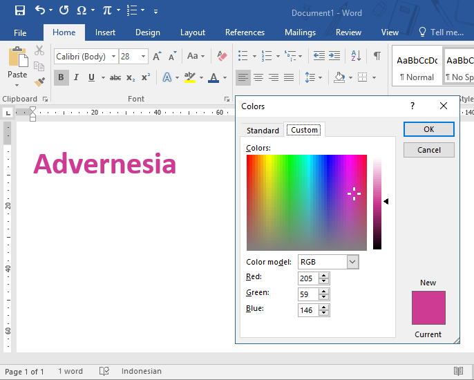 7 Langkah Mudah Cara Mengubah Warna Tampilan Word 2013 dan Memunculkan Ruler Sekarang