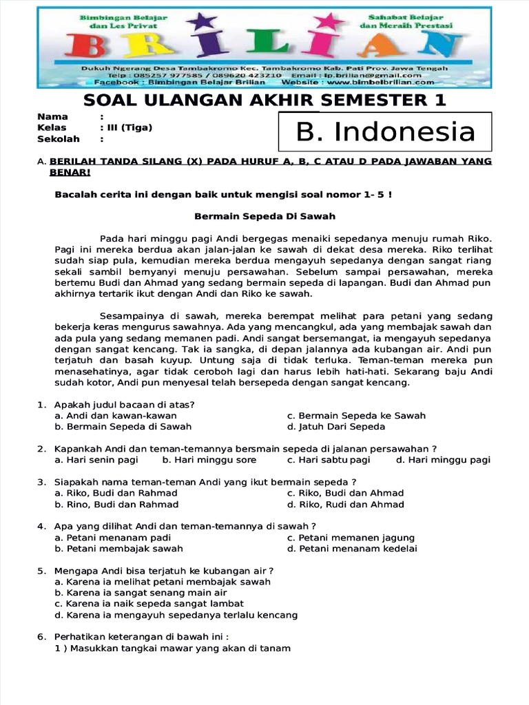 7 Rahasia latihan soal kelas 3 tema 1 semester 1 yang Terbukti Bikin Anak Kuasai Materi 7 Rahasia latihan soal kelas 3 tema 1 semester 1 yang Terbukti Bikin Anak Kuasai Materi
