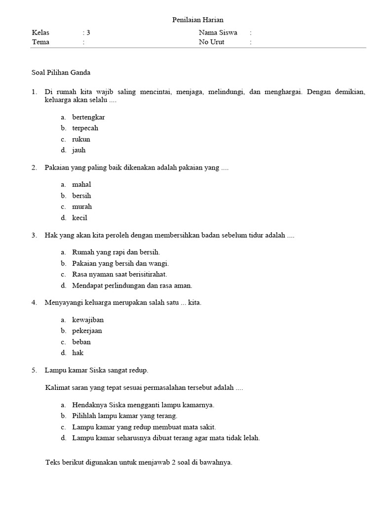 7 Tips Menguasai latihan soal kelas 3 tema 4 subtema 1 Sebelum Ujian Dimulai 7 Tips Menguasai latihan soal kelas 3 tema 4 subtema 1 Sebelum Ujian Dimulai