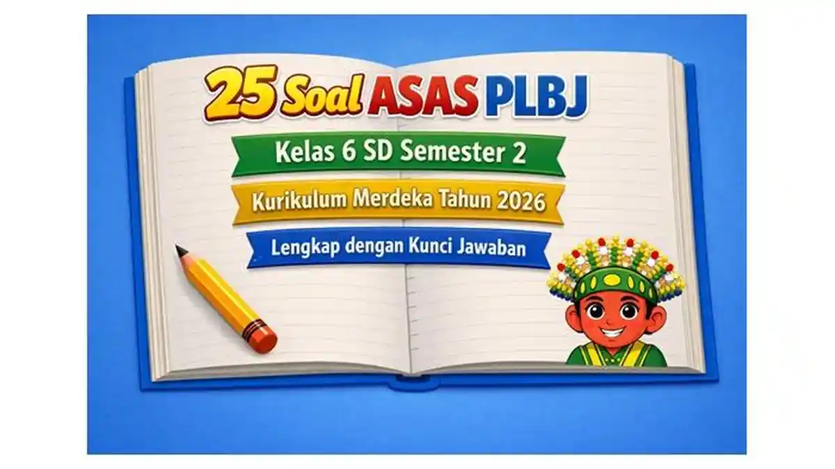 Akhirnya Tersedia Bank Soal Ulangan Harian PLBJ Kelas 6 Semester 2 yang Bikin Anak Juara