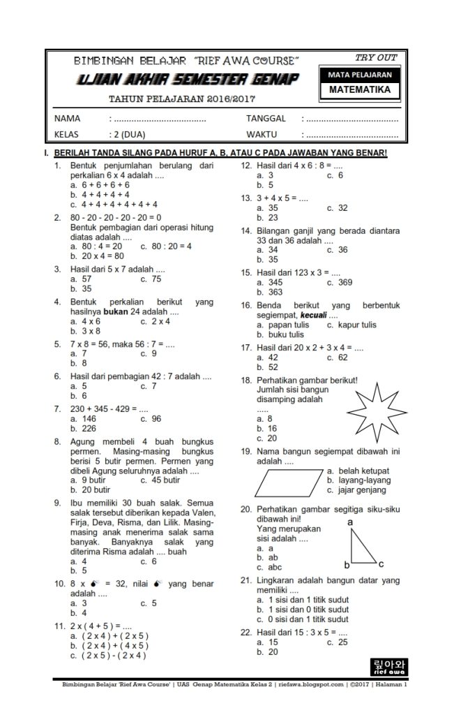 Jangan Sampai Salah Langkah, Ini Contoh Soal Matematika Kelas 2 SMA Semester 2 yang Sering Muncul di Ujian Jangan Sampai Salah Langkah, Ini Contoh Soal Matematika Kelas 2 SMA Semester 2 yang Sering Muncul di Ujian