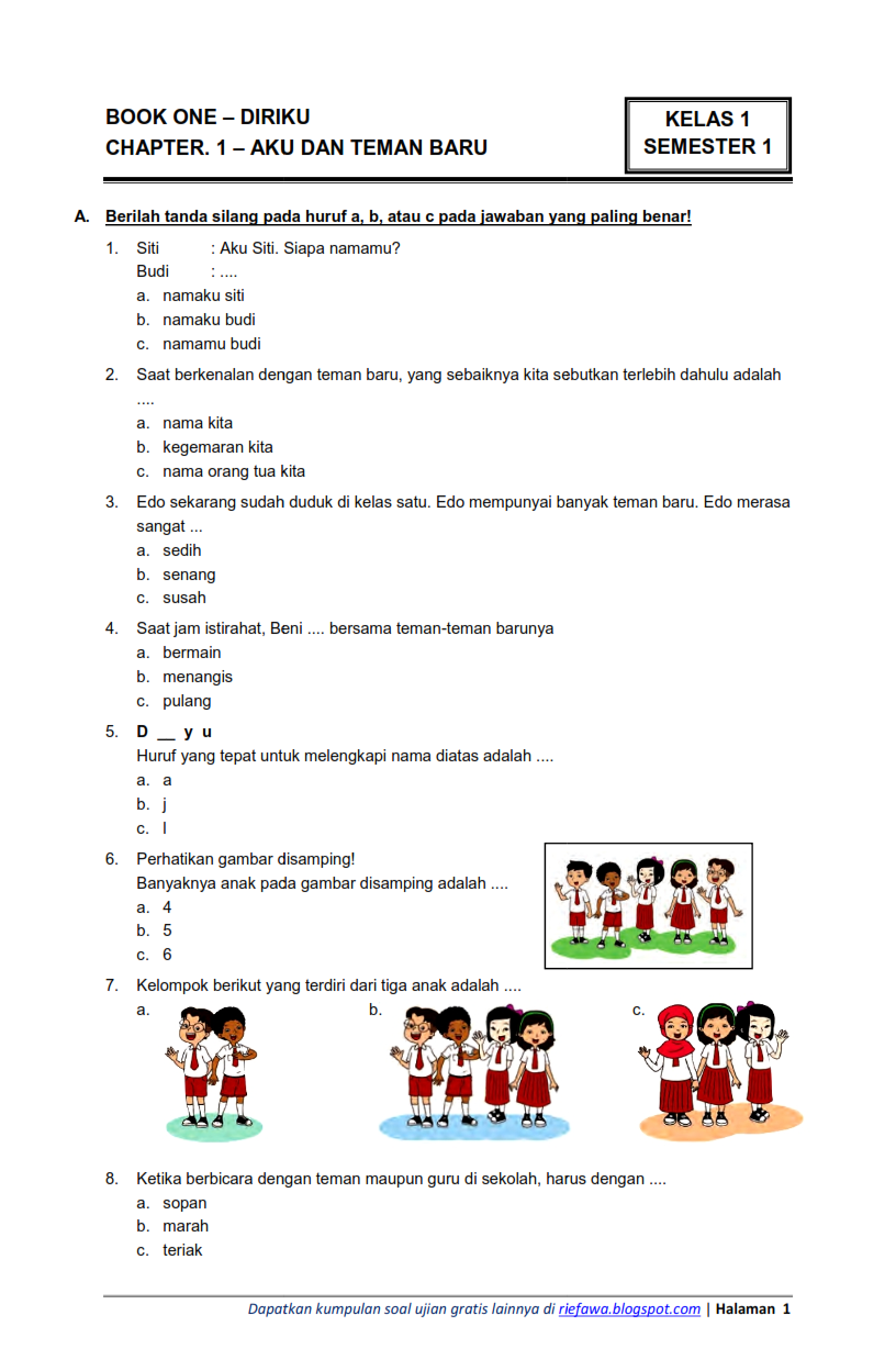 Rahasia Bank Soal Ulangan Harian 2 Kelas 3 SD Semester 2 yang Terbukti Bikin Nilai Anak Naik