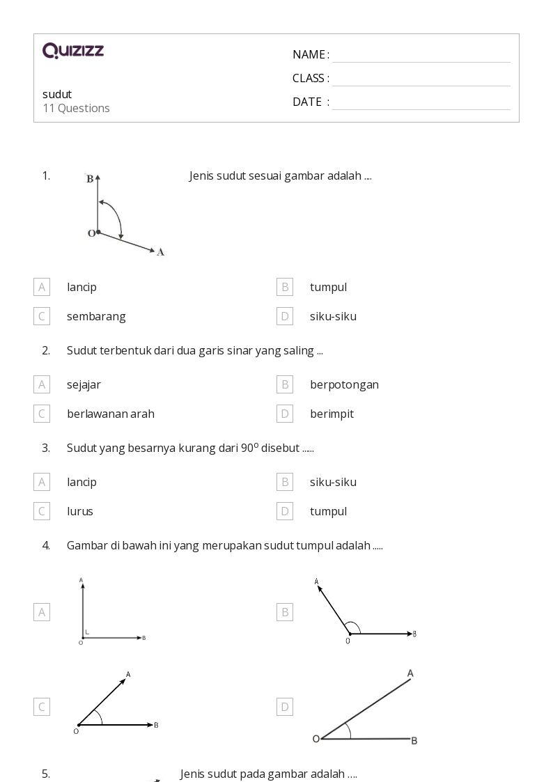 Rahasia Cepat Jawab Soal Soal Sudut SD Kelas 3 Agar Nilai Matematika Langsung Melejit