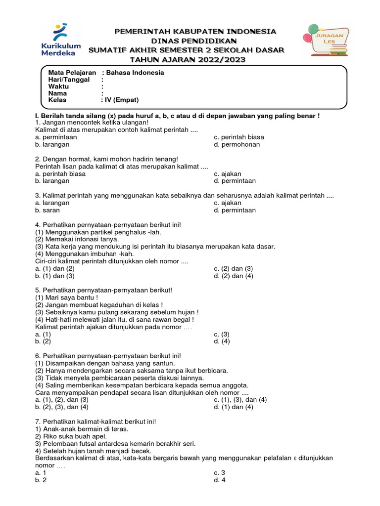Rahasia Menguasai Matematika: 7 Contoh Soal Semester 2 Kelas 4 SD yang Wajib Tahu Sekarang