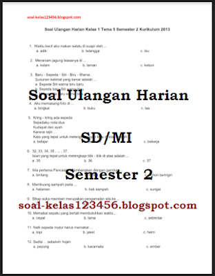 Rahasia contoh soal semester 2 kelas 1 tema 5 yang Terbukti Naikkan Nilai Ujian 2026 Rahasia contoh soal semester 2 kelas 1 tema 5 yang Terbukti Naikkan Nilai Ujian 2026