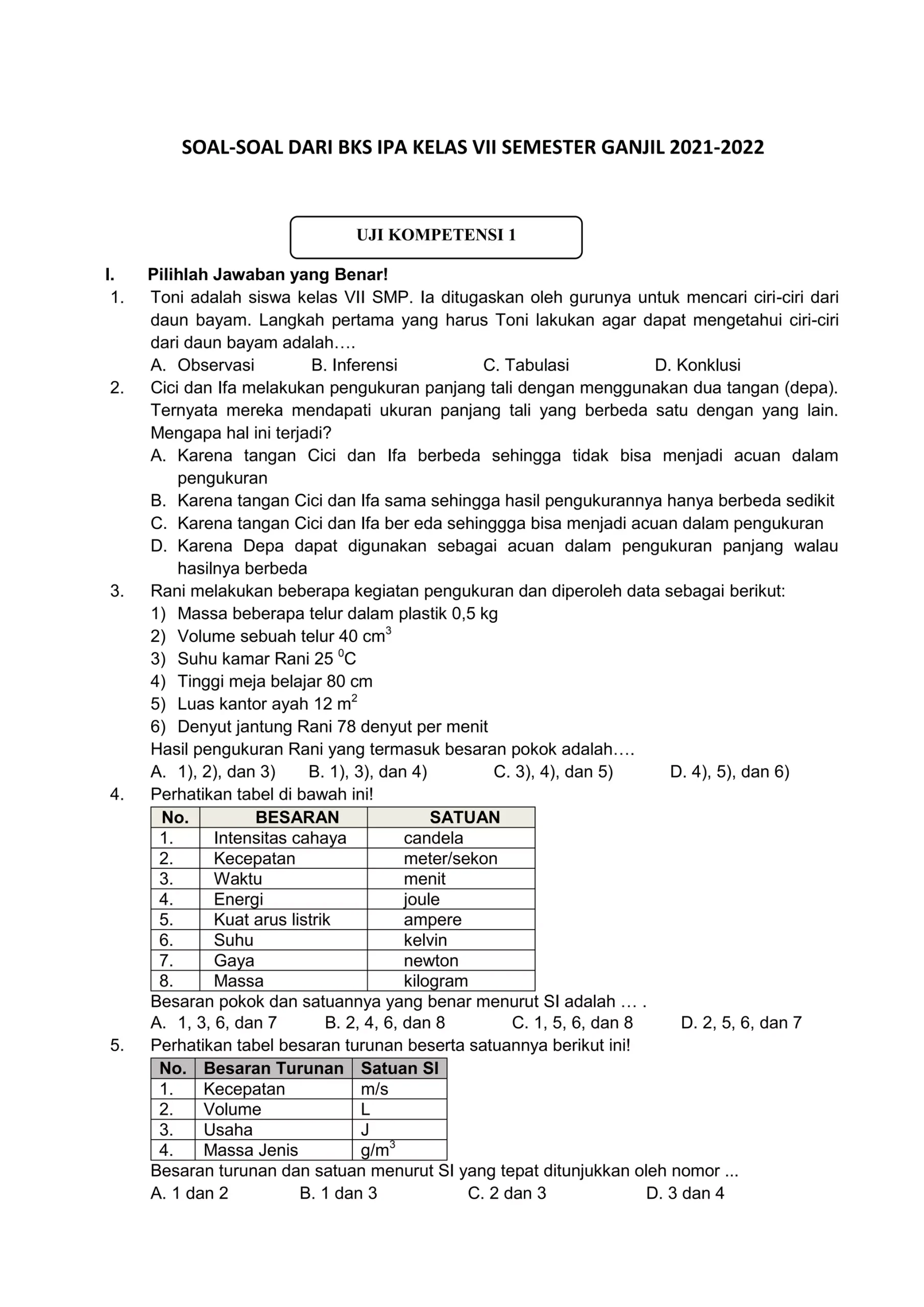 Terbukti! 7 contoh soal IPA kelas 7 bab 1 yang bikin nilai IPS Halaman 81 mudah di 2026