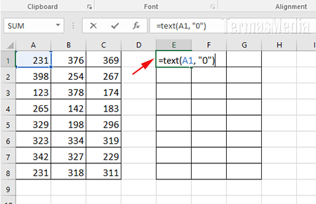 Mengkonversi Atau Mengubah Data Angka Menjadi Teks Di Microsoft Excel