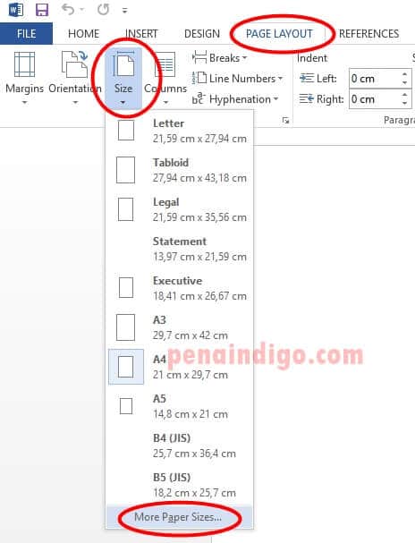 Word F4 ワード F4 便利な使い方 Cara Mengubah Ukuran Kertas Menjadi F4 pada