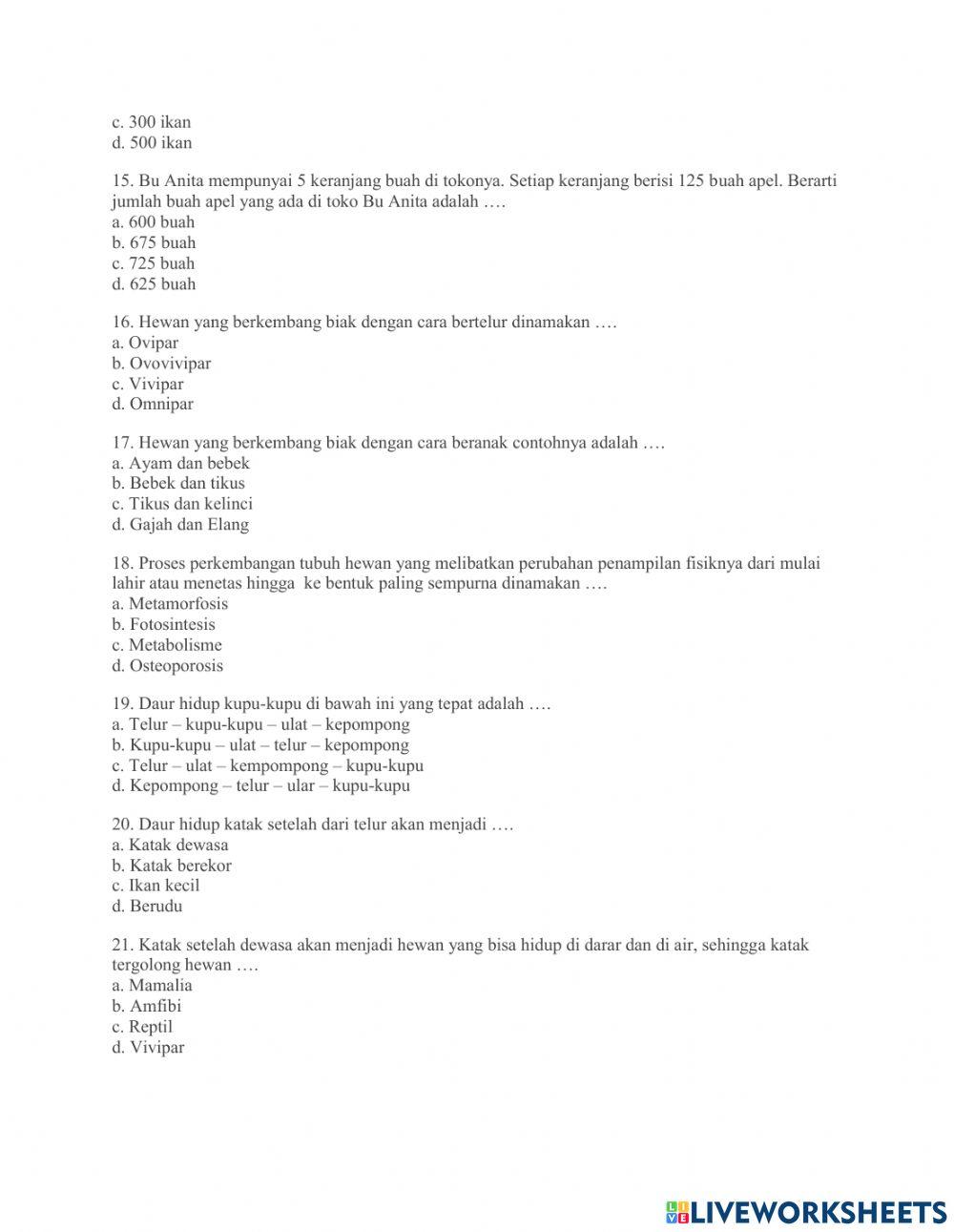 Ternyata Ini Rahasia Menjawab Soal Soal Tema 1 Sub Tema 3 Kelas 3 dengan Cepat