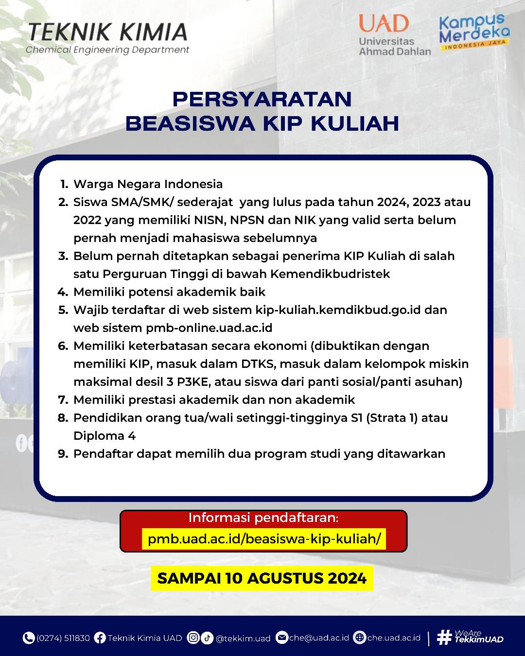 Wajib Tahu! Beasiswa Kuliah 2024 di Unhas Gratis 17 Prodi, Jangan Sampai Terlambat
