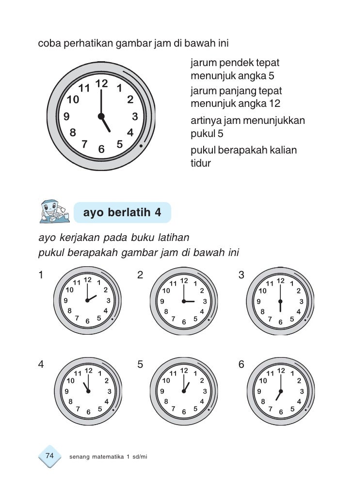 Wajib Tahu Cara Cepat Ajarkan Soal Jam Kelas 1 SD Agar Anak Langsung Bisa
